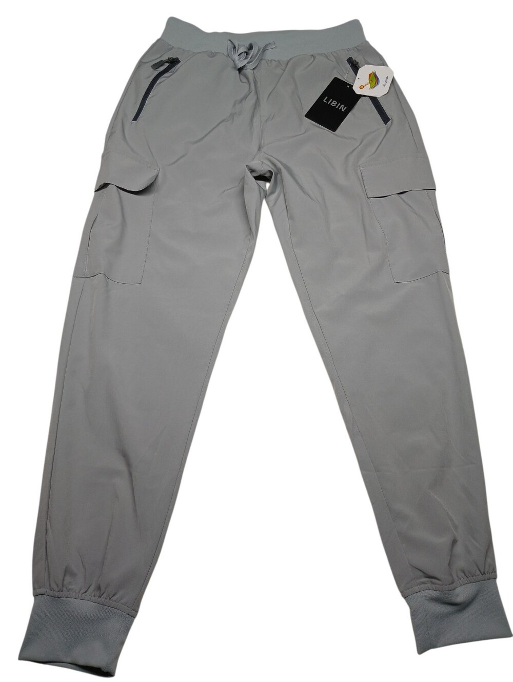 LIBIN Women’s Cargo Jogger Pants Medium Gray NWT UPF 50